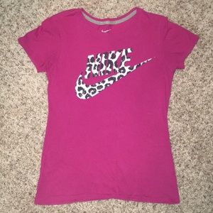 Burgundy Youth Nike T-shirt